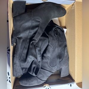 Liz Claiborne Black Knee High Boots.